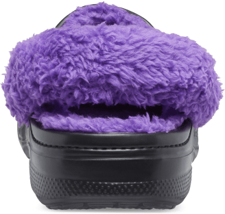 Baya Lined Fuzz-Strap Clog