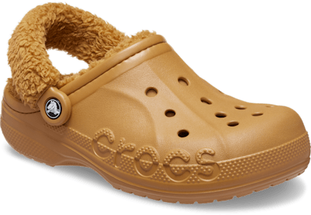 Baya Lined Fuzz-Strap Clog