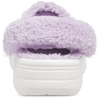 Baya Lined Fuzz-Strap Clog