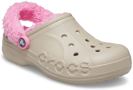 Baya Lined Fuzz-Strap Clog