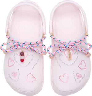 Heart Art Shoe Bling